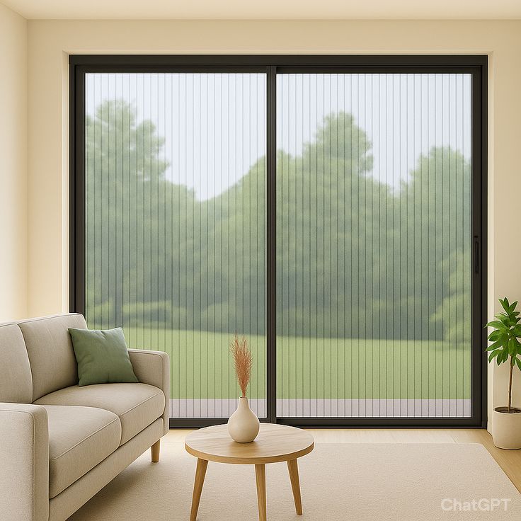 Pleated Mosquito Net for UPVC Window
